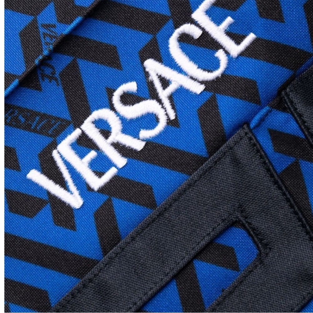 Authentic Versace monogram-print track trousers N… - image 15